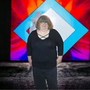 Lane Bryant black blouse 18/20!